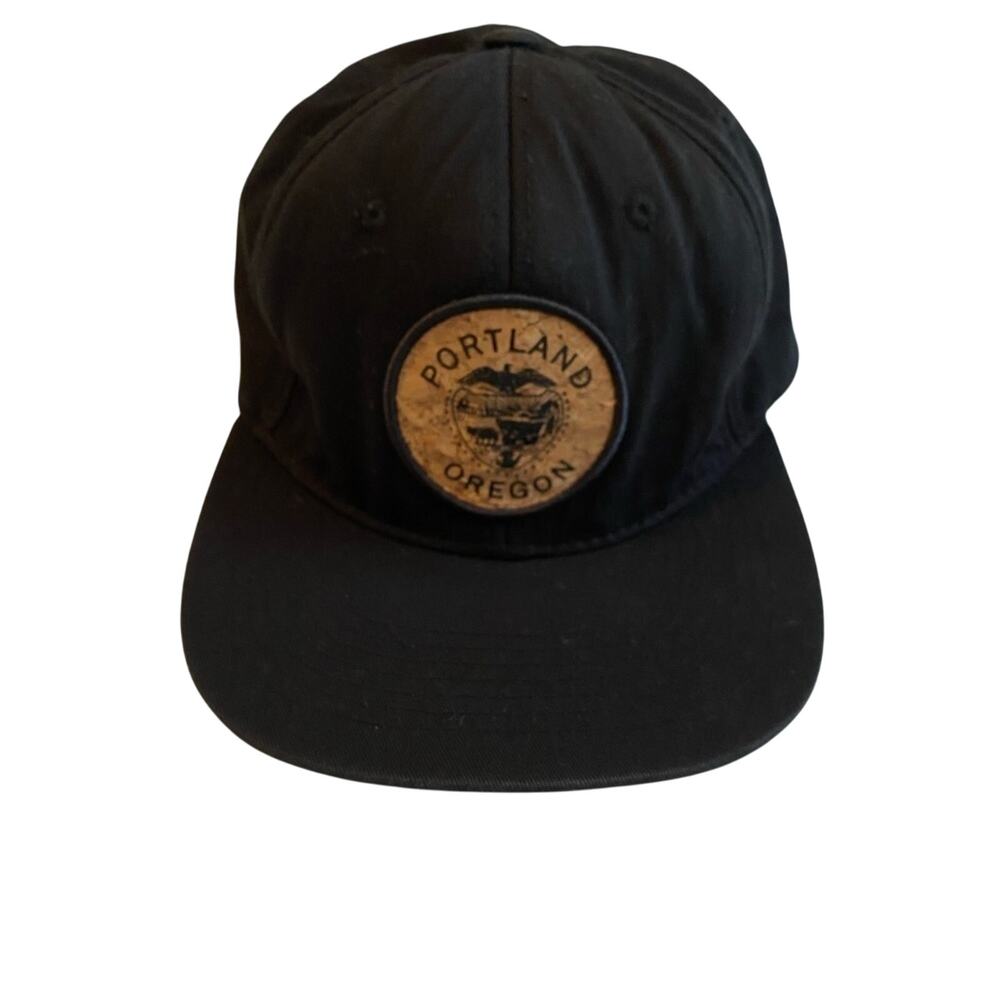 Grizzly Lid Portland Oregon State Flat Brim Adjustable Snapback Hat OS The Union